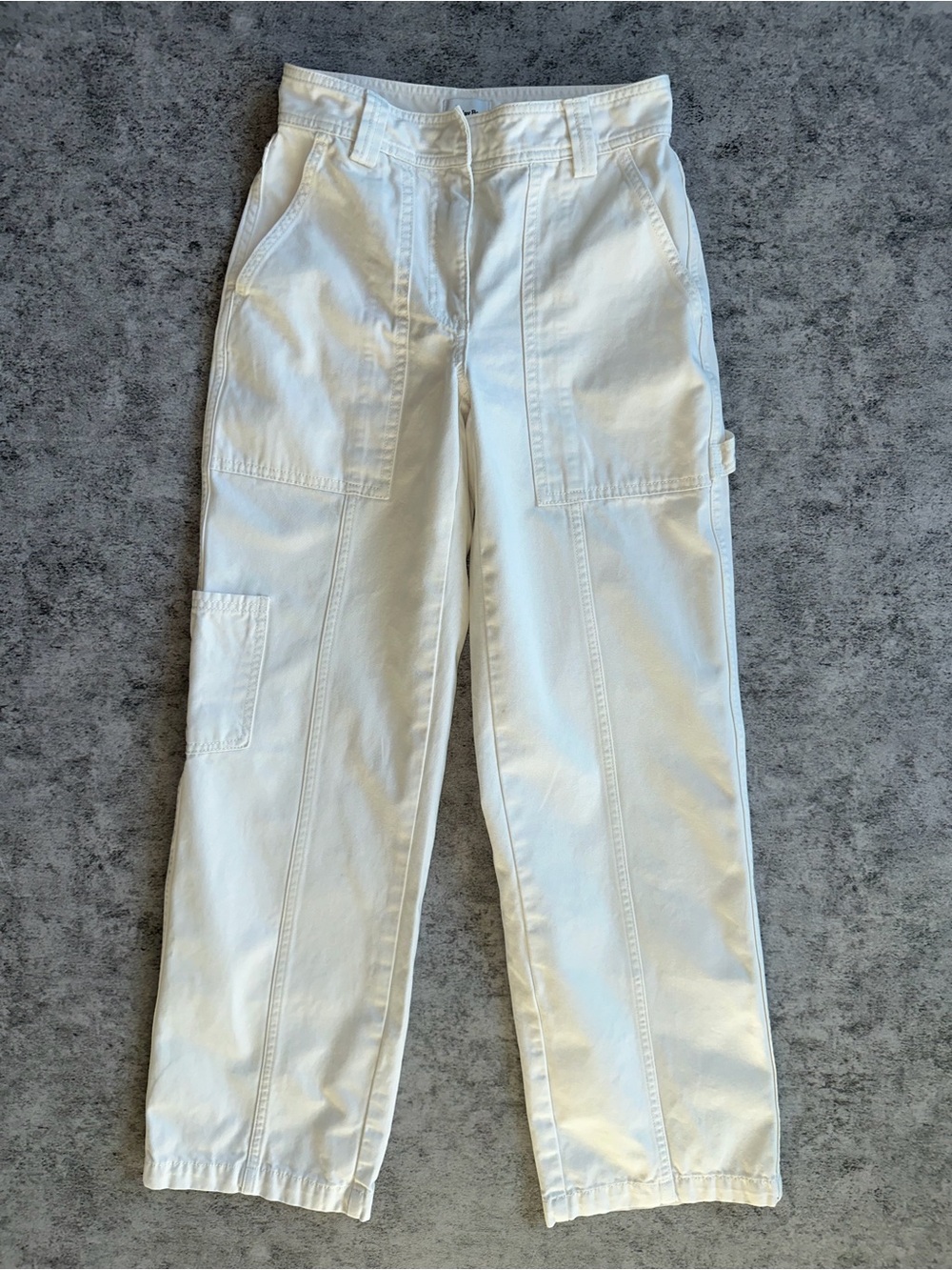 Aritzia Sunday Best White Cargo Pants Size 0